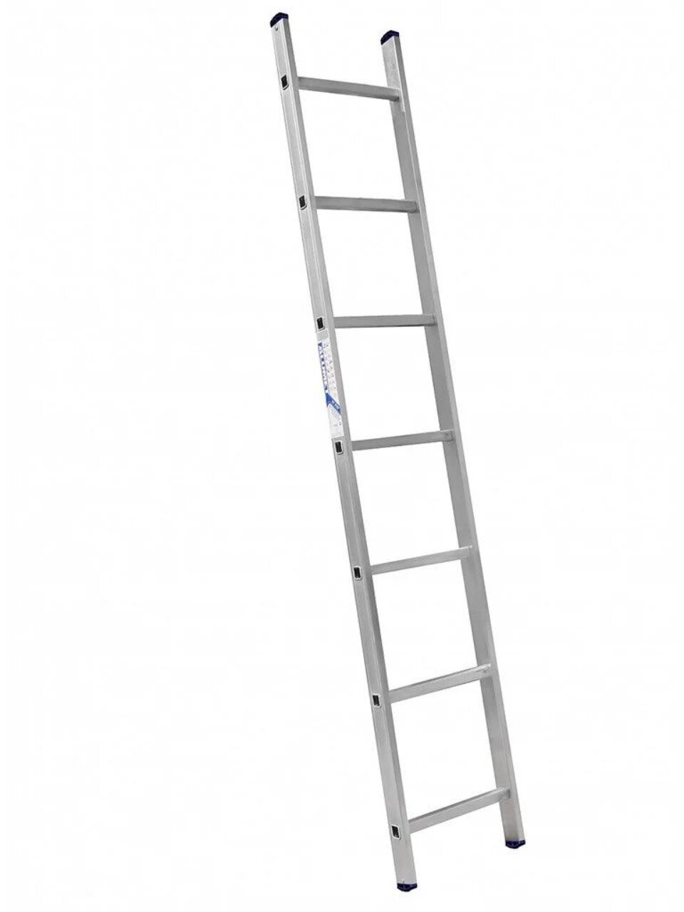 Лестница приставная, 1 секция, 7 ступеней, алюминий, 1.97 м, 150 кг, Alumet, 5107