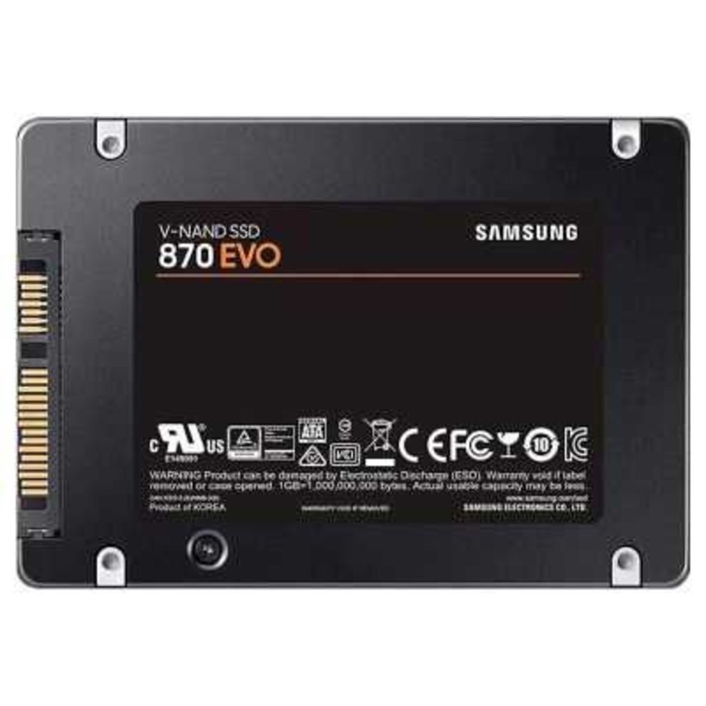 Накопитель SSD SAMSUNG 870 EVO MZ-77E500BW 500ГБ, 2.5, SATA III