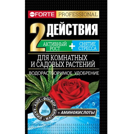 Удобрение для комнатных и садовых растений, минеральное, гранулы, 100 г, Bona Forte