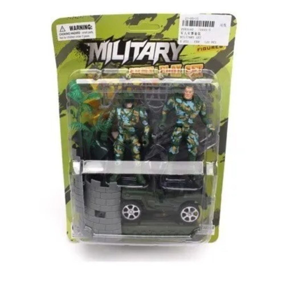 Игр Набор Военные-2, солдатики 2шт, машина, в блист, 2083640