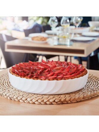 Форма для запекания стеклокерамика, 26х26х4 см, 1.5 л, круглая, Luminarc, Smart Cuisine Trianon, P4021/Q4014