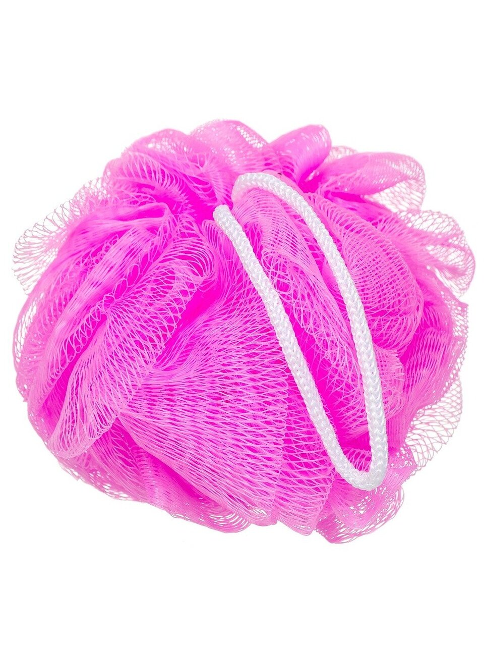 Мочалка банная шар, спонж, в ассортименте, Y12-001