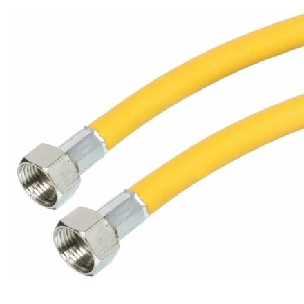 Подводка для газа 1/2''х1.2 м, г-г, ПВХ, ELKA
