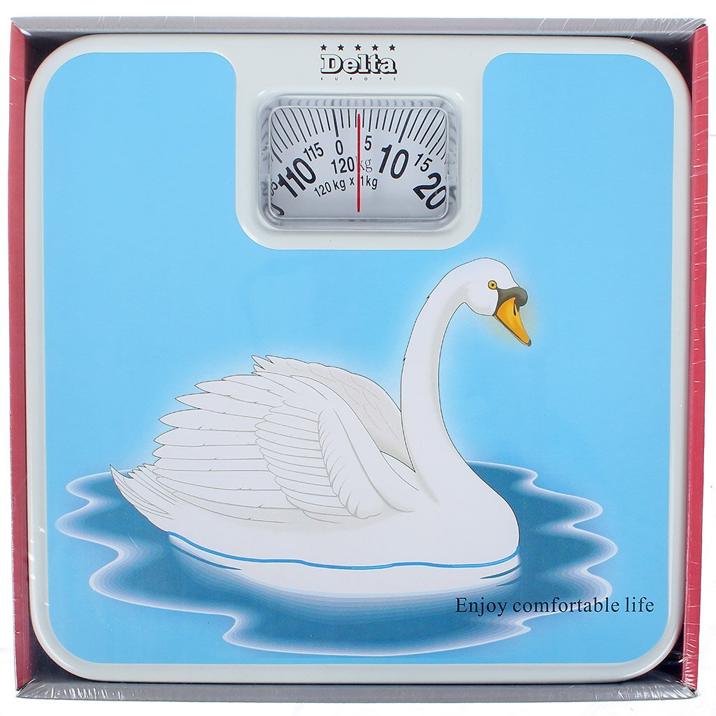 Весы напольные DELTA D9011-H10 до 120 кг "Лебедь"