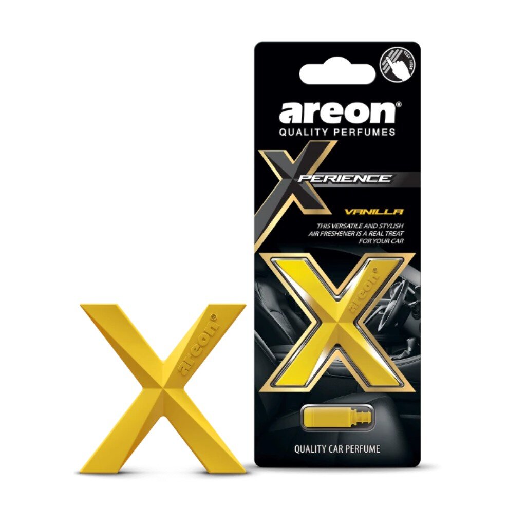 Ароматизатор в машину на дефлектор, сухой, Areon, Xperience, Ваниль,704-APX-02