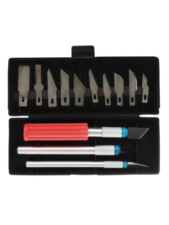 Набор ножей для резьбы по дереву, 13 предметов, Рокот, 667-374
