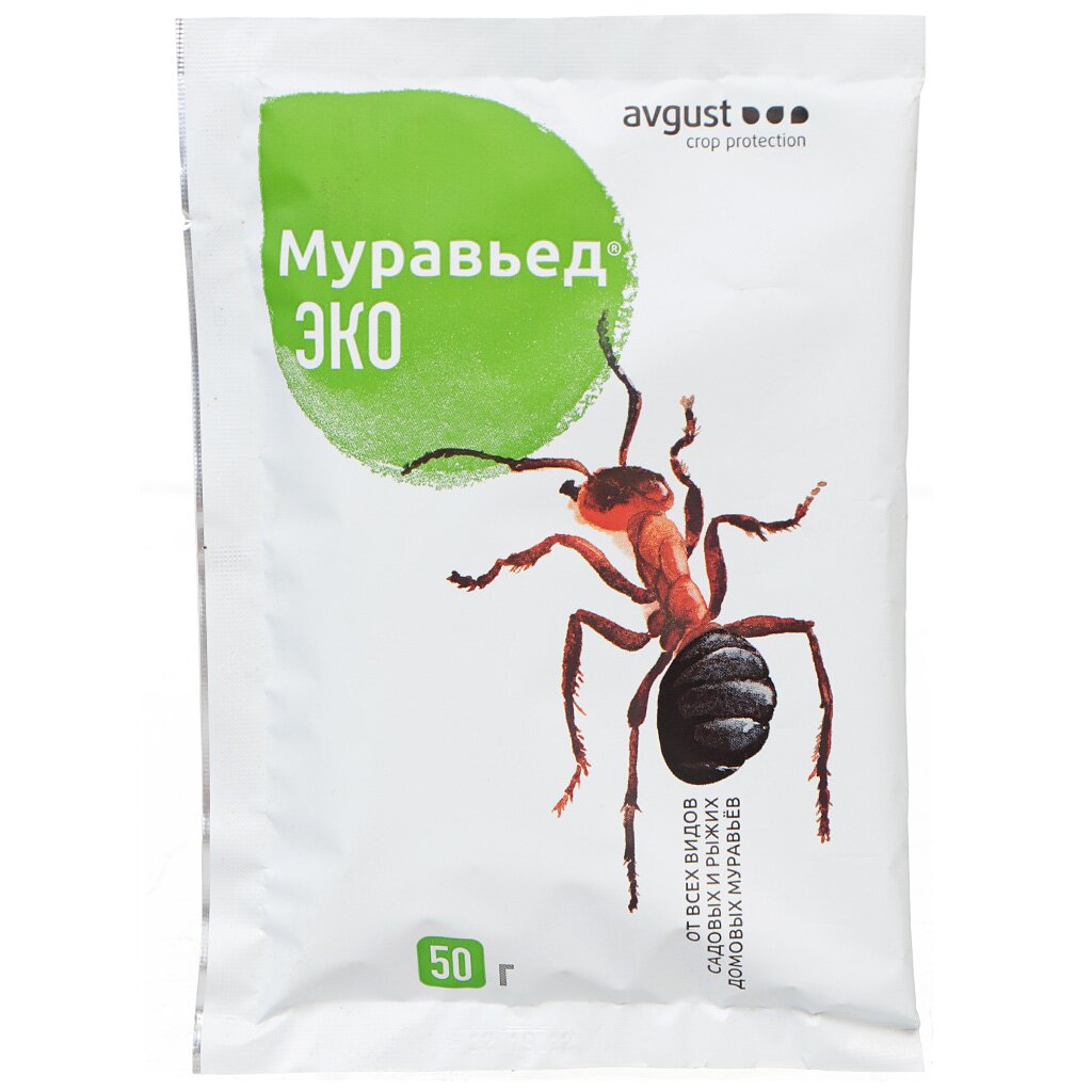 Инсектицид Муравьед ЭКО, от муравьев, порошок, 50 г, Avgust порошок от муравьев bros