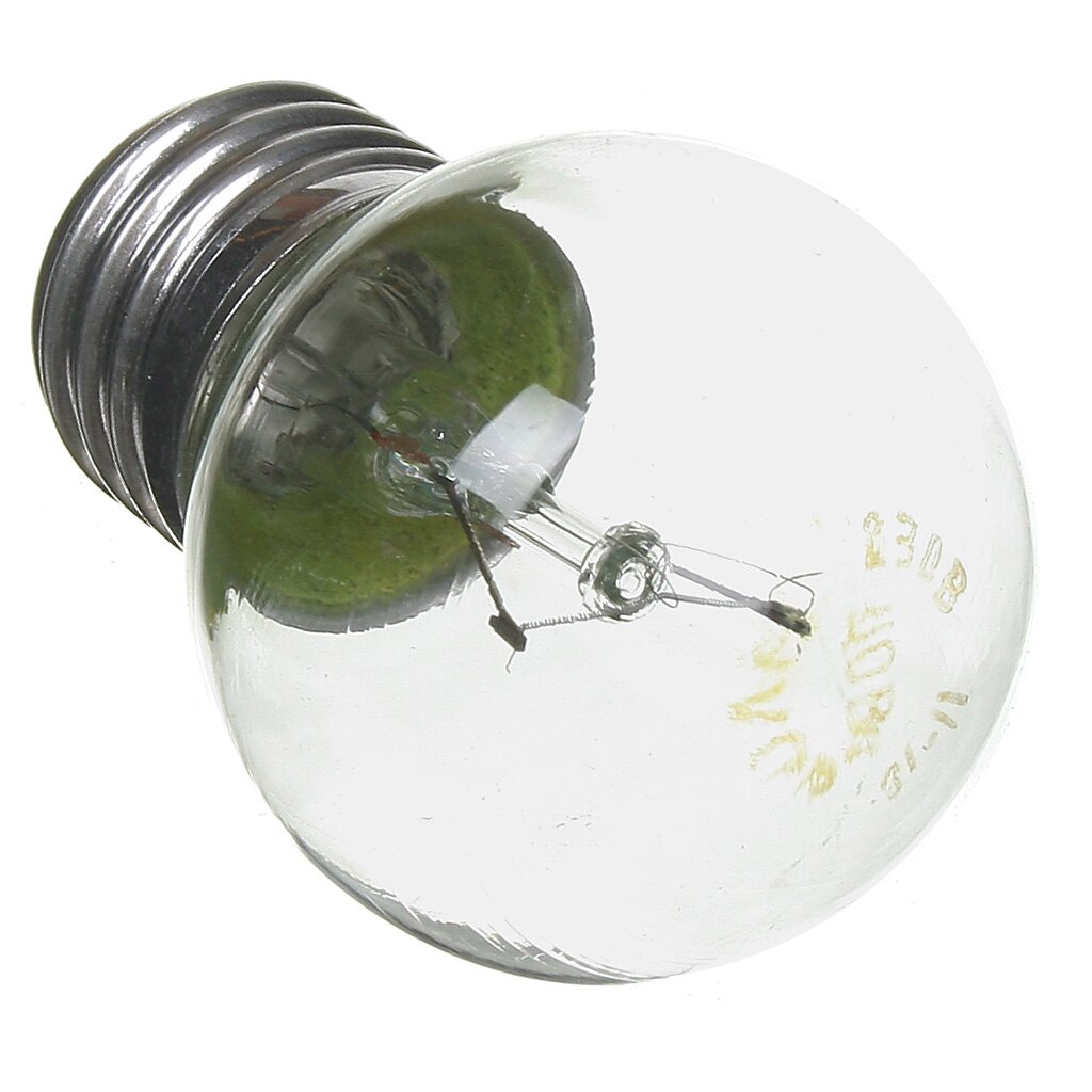 Лампа накаливания E27, 40 Вт, шар, Р45, прозрачная, Favor, ДШ 230-40