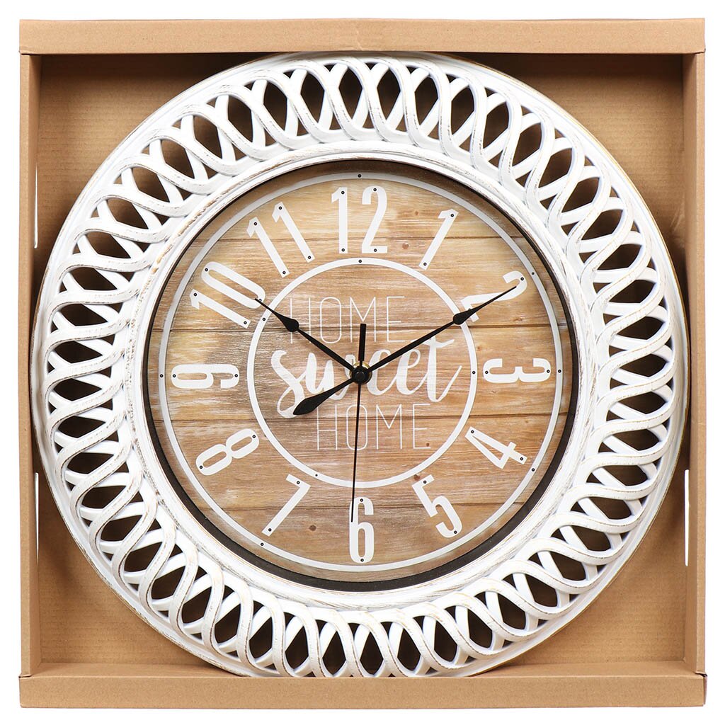 Часы настенные, 50 см, Home, Y4-3339 светодиодные цифровые настенные часы яркость настольный будильник настенный висячий режим сна функция