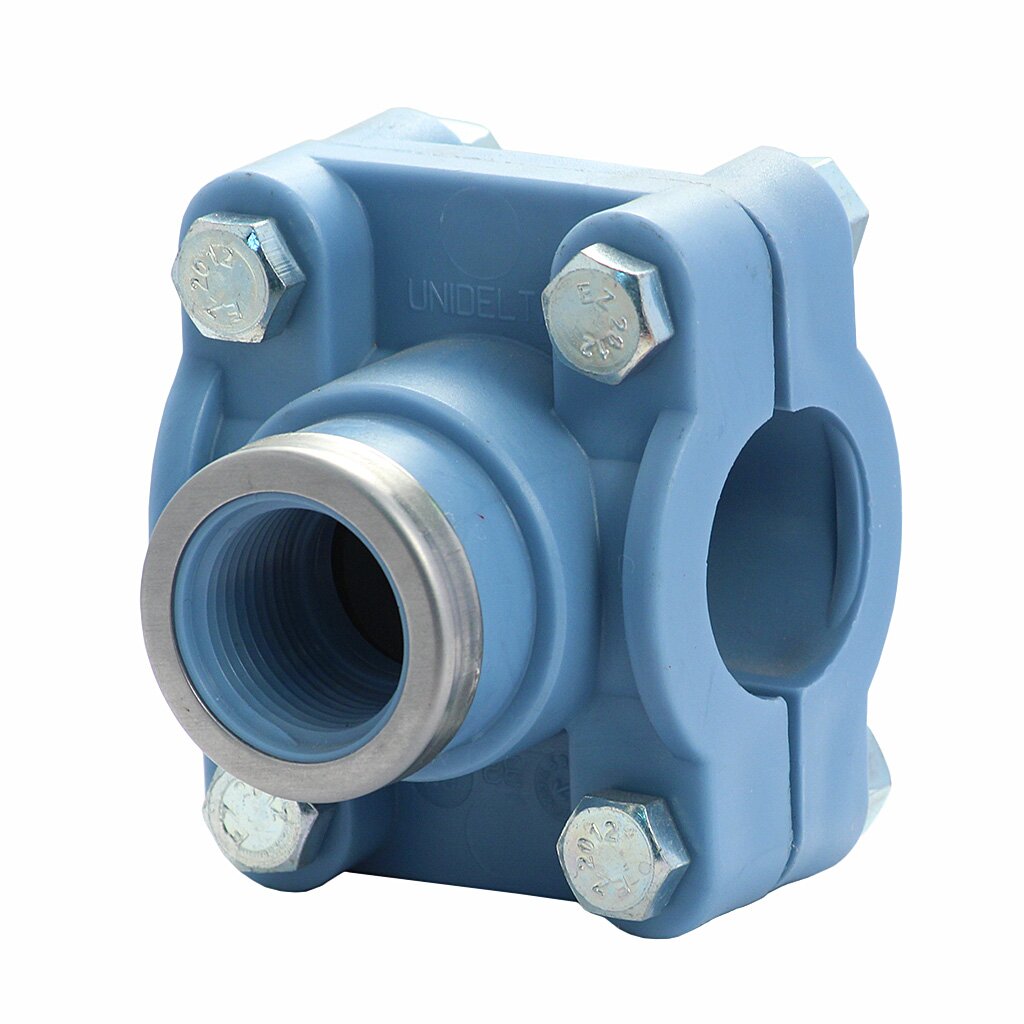ПНД седелка d125х3/4", Unidelta
