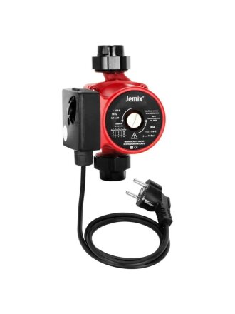 Насос циркуляционный, Jemix, 1 '', 100 Вт, максимальный напор 6 м, 3.3 м³/ч, с кабелем, ЦН-25/6-130