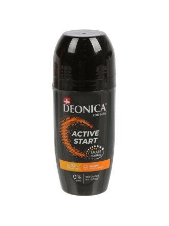 Дезодорант Deonica, Active start, для мужчин, ролик, 50 мл