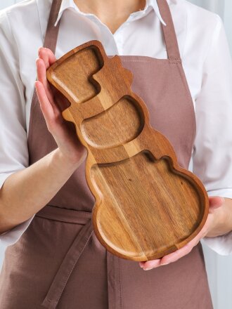 Менажница акация, 32х17х2 см, на подставке, with silk ribbon, Daniks, PS61332AJ3