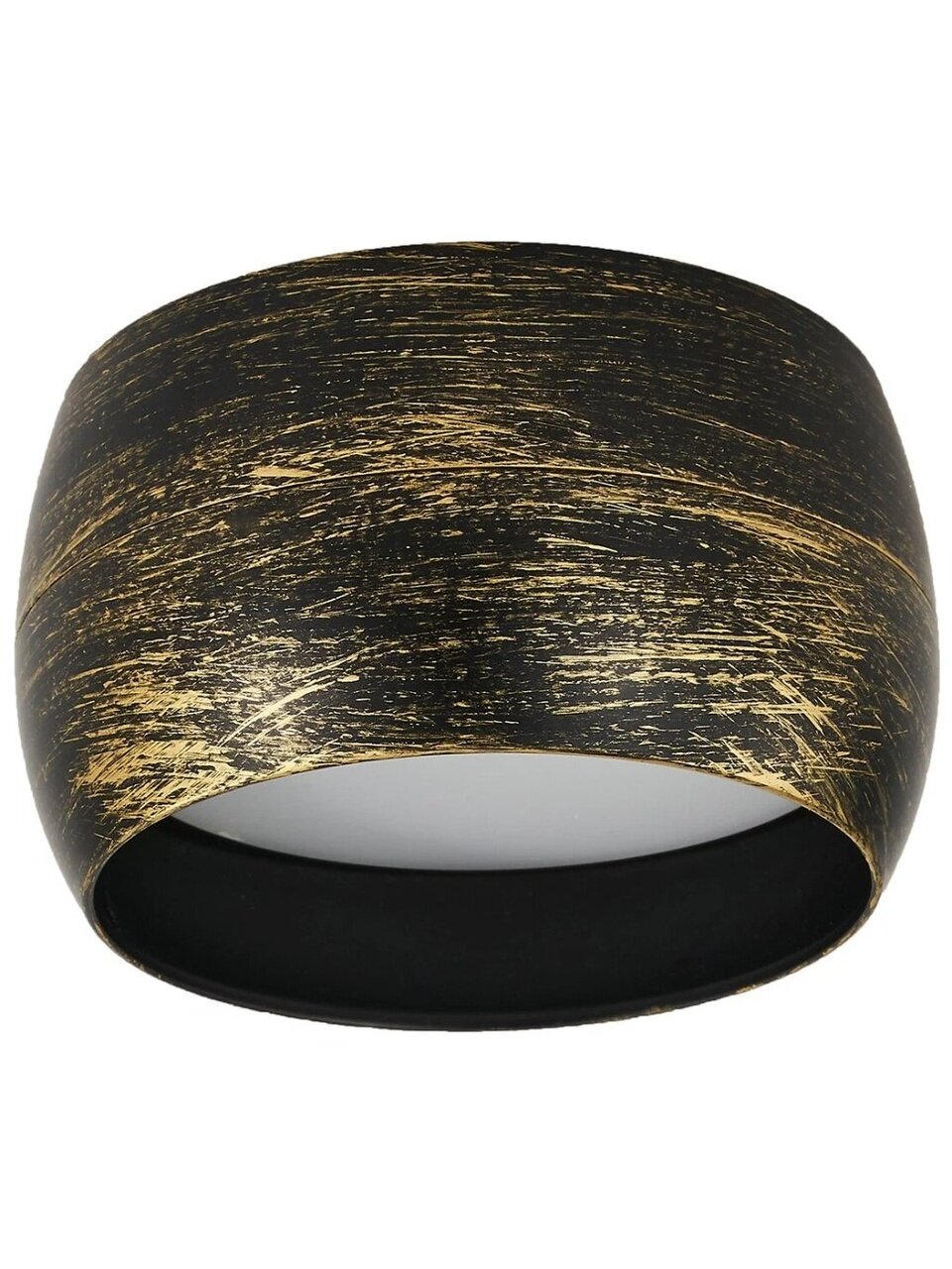 Светильник накладной General Lighting Systems, Чаша, 50 Вт, GX53, на 1 лампочку, IP20, 9х9х5 см, Спот, черненое золото, 661337