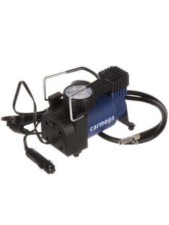 Компрессор автомобильный Carmega, АC-30, 30 л/мин, 12 В, 7 атм, 156 Вт, к прикуривателю, 150 PSI, сумка