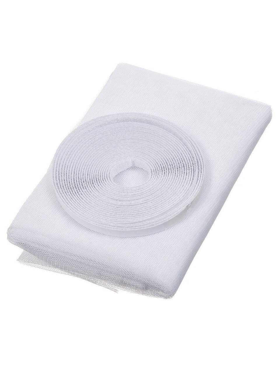 Сетка москитная для окон, 1.1х1.3 м, самоклеющаяся лента, белая, YTWS011A