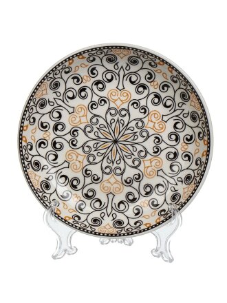 Тарелка десертная, керамика, 18 см, круглая, Стамбул, Y6-6019