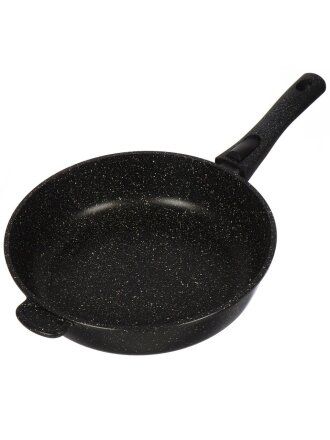 Сковорода литой алюминий, 28 см, антипригарное покрытие, Горница, Гранит Induction, съемная ручка, индукция, Ис2853аг