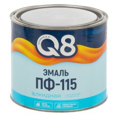 Эмаль Formula Q8, ПФ-115, алкид, глянцевая, св-гол, 1.8 кг