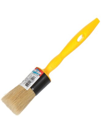 Кисть круглая, Акор, Эксперт, диаметр 40 мм, натуральная щетина, рукоятка пластик