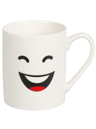 Кружка керамика, 400 мл, Смайлы, 425-102