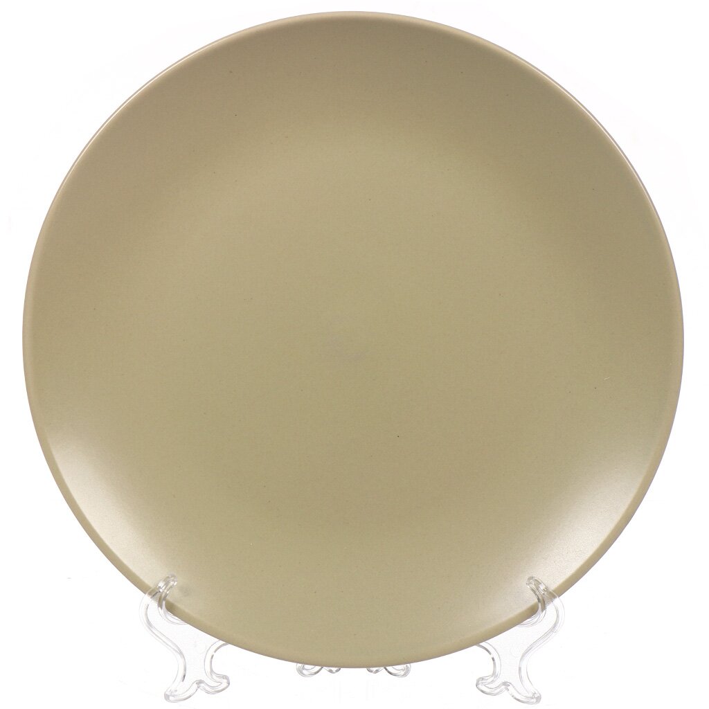 Тарелка обеденная, керамика, 27 см, круглая, HX960107, бежевая