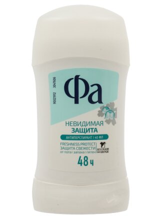Дезодорант Фа, Невидимая защита, для женщин, стик, 40 мл