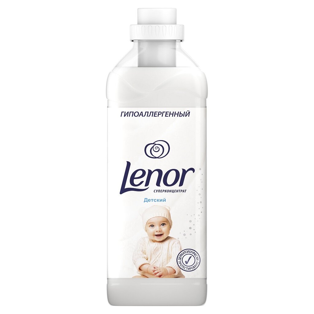 Кондиционер для белья Lenor, 0.8 л, для детских вещей, Детский, концентрат