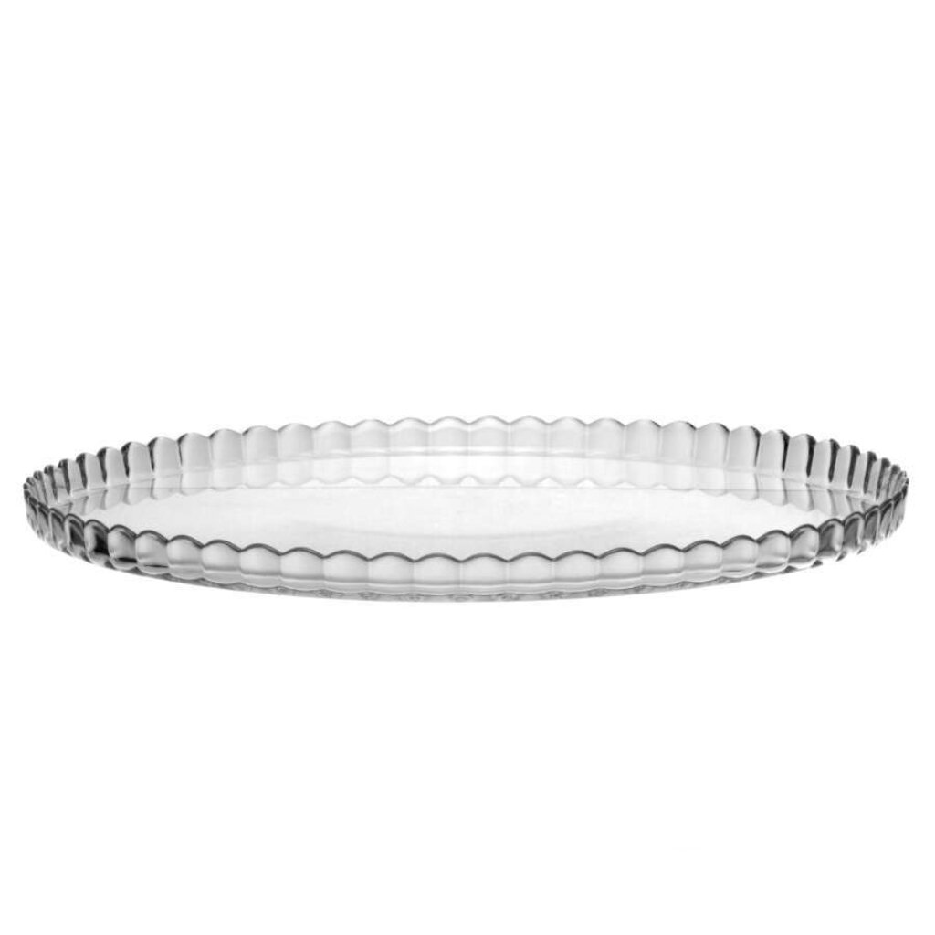 Блюдо стекло, сервировочное, круглое, 24х24х1.5х24 см, прозрачное, Pasabahce, 10351B блюдо прямоугольное sapphire 36 5×15 см