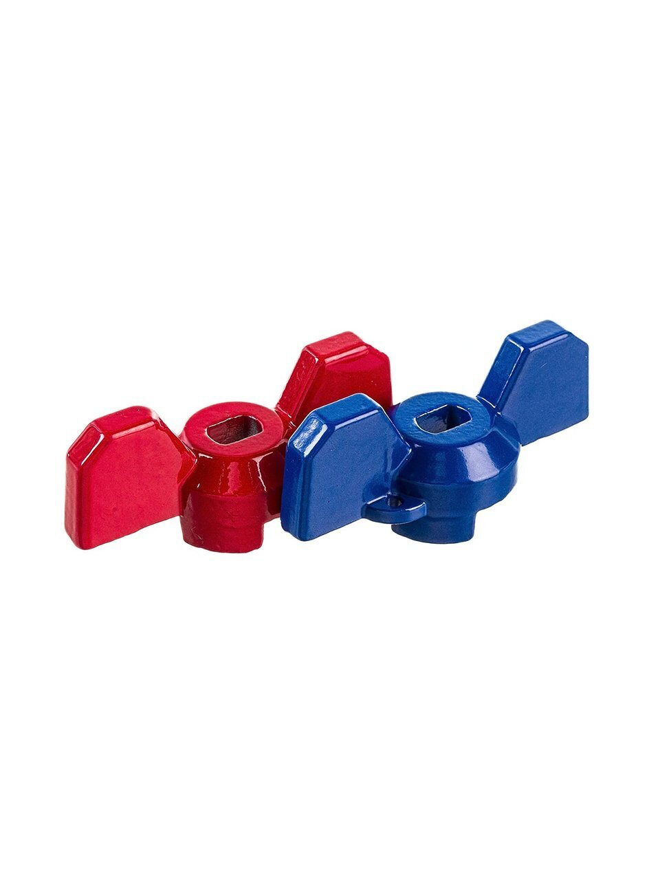 Ручка для шаровых кранов, 1&amp;quot;, красный, синяя, бабочка, пара, Стандарт, ProFactor