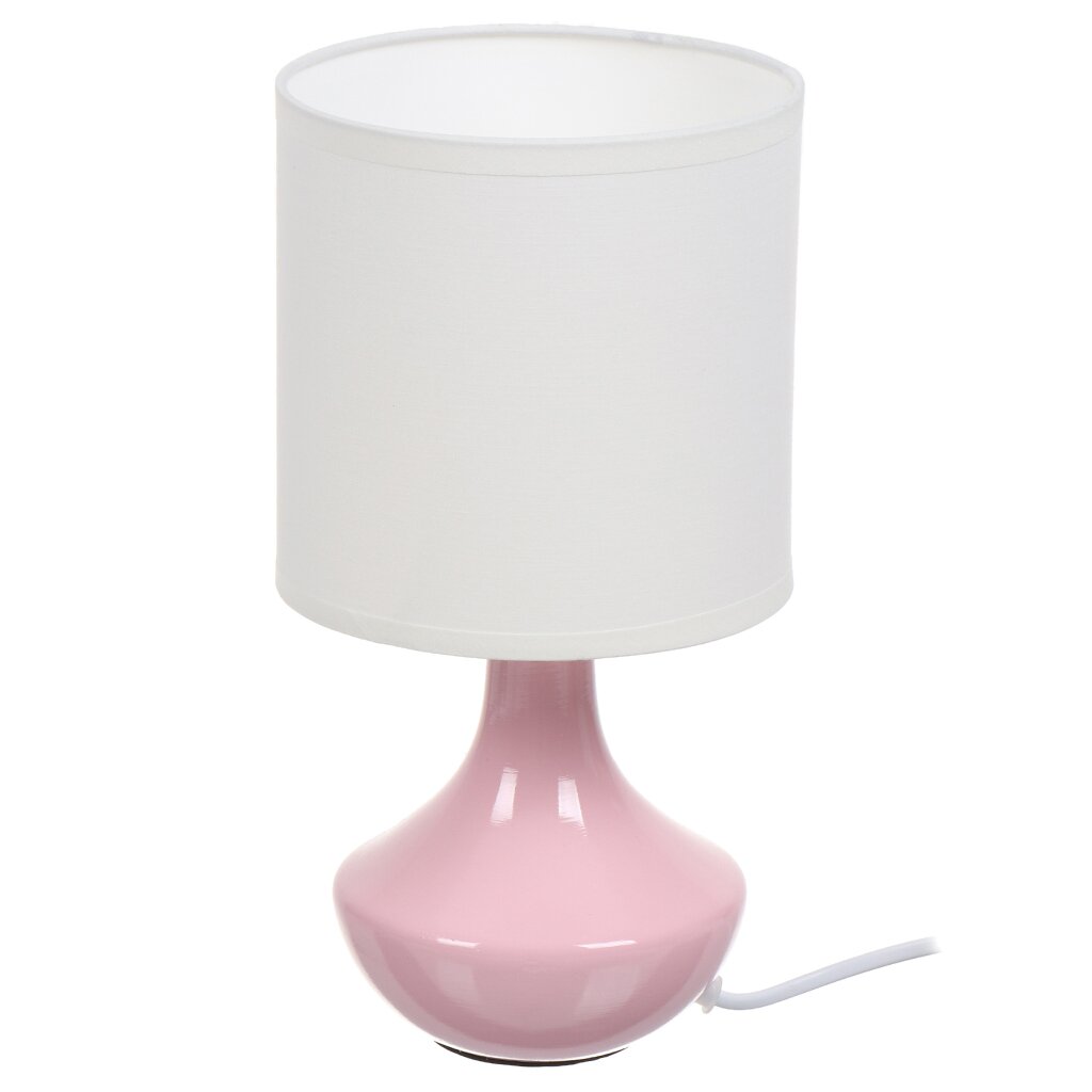Светильник настольный E14, розовый, абажур белый, RL-TL011-3 блендер lumme lu kp1891a белый розовый