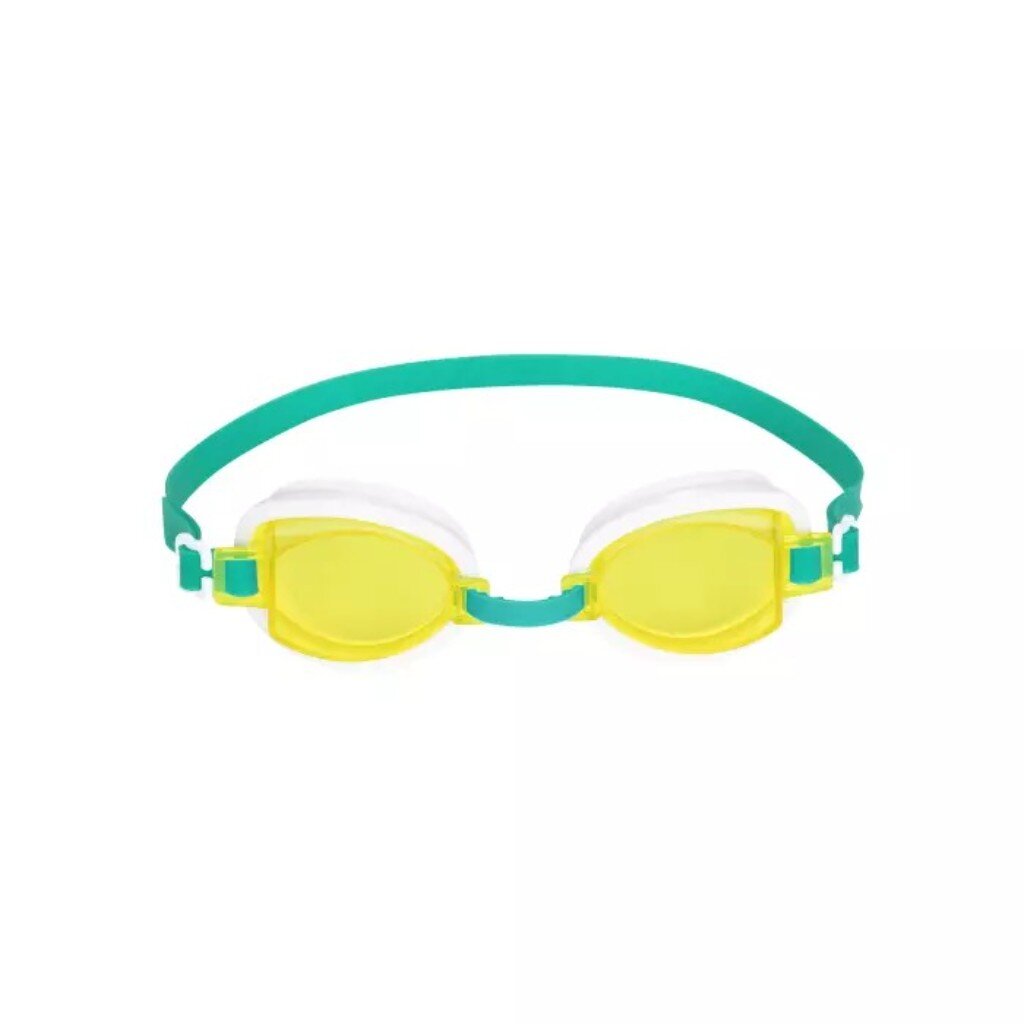 Очки для плавания защита от УФ, антизапотевающие, от 7 лет, поликарбонат, Bestway, Волна, 21048 очки для плавания atemi