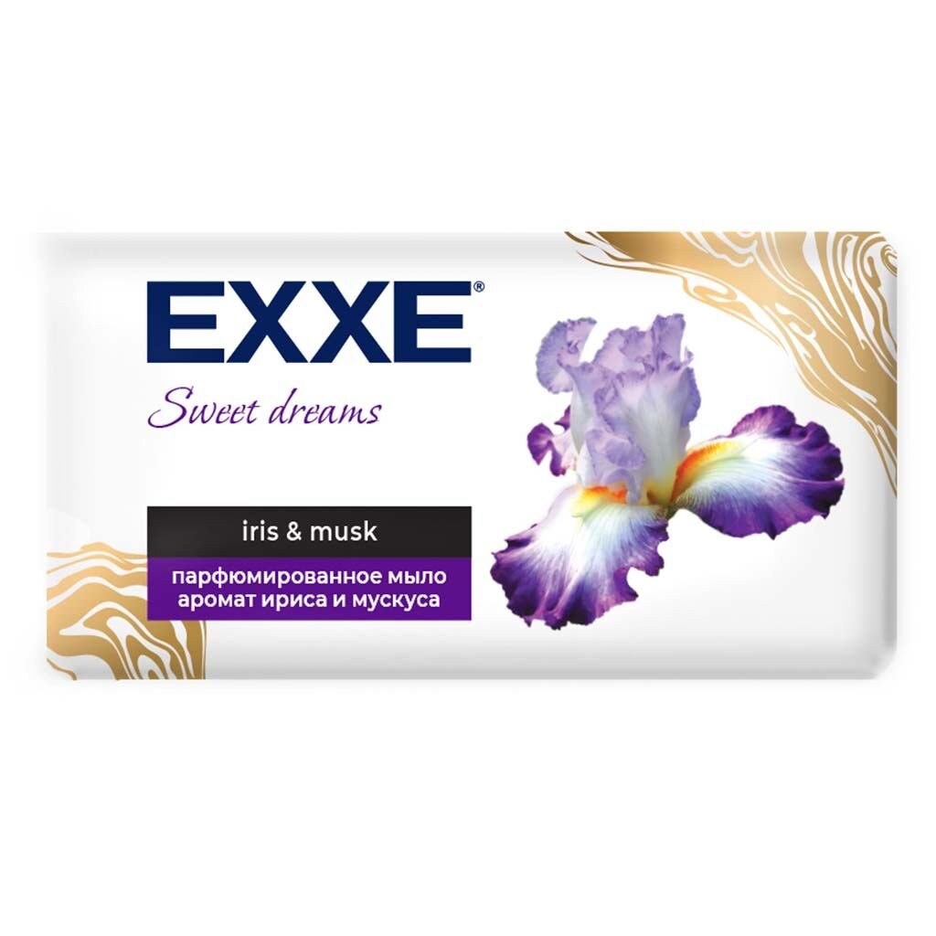 Мыло Exxe, Ирис и мускус, 140 г, парфюмированное мыло exxe манго и орхидея 75 г косметическое