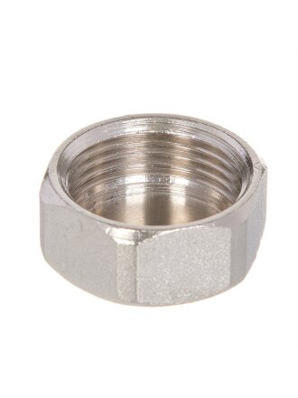 Заглушка 3/4", г, никель, индивидуальная упаковка, РосТурПласт