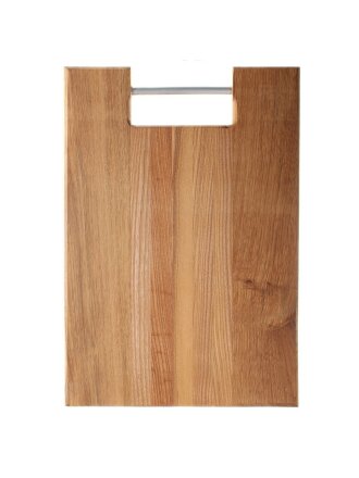 Доска разделочная дуб, 35х25 см, с ручкой, Д05