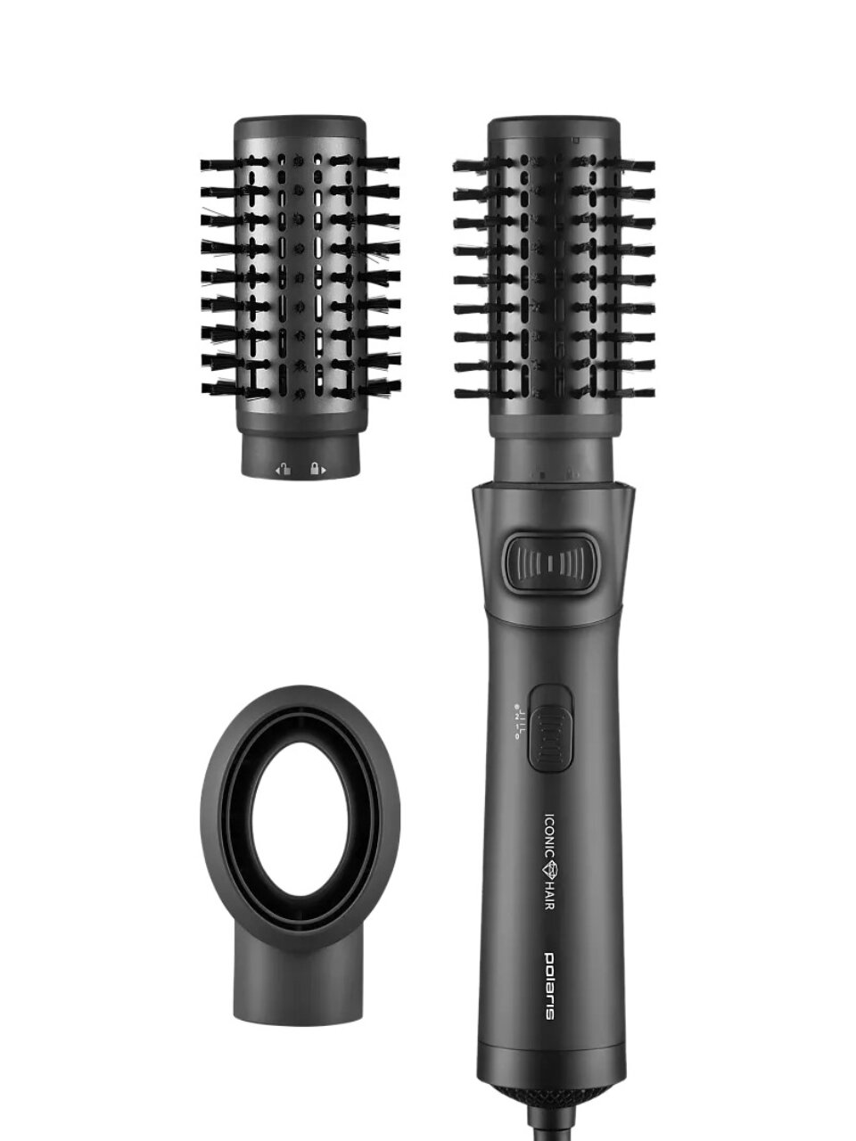 Фен Polaris, PHSB 1100Ri, 1200 Вт, ионизация, защита от перегрева, 2 режима, черный, 22117