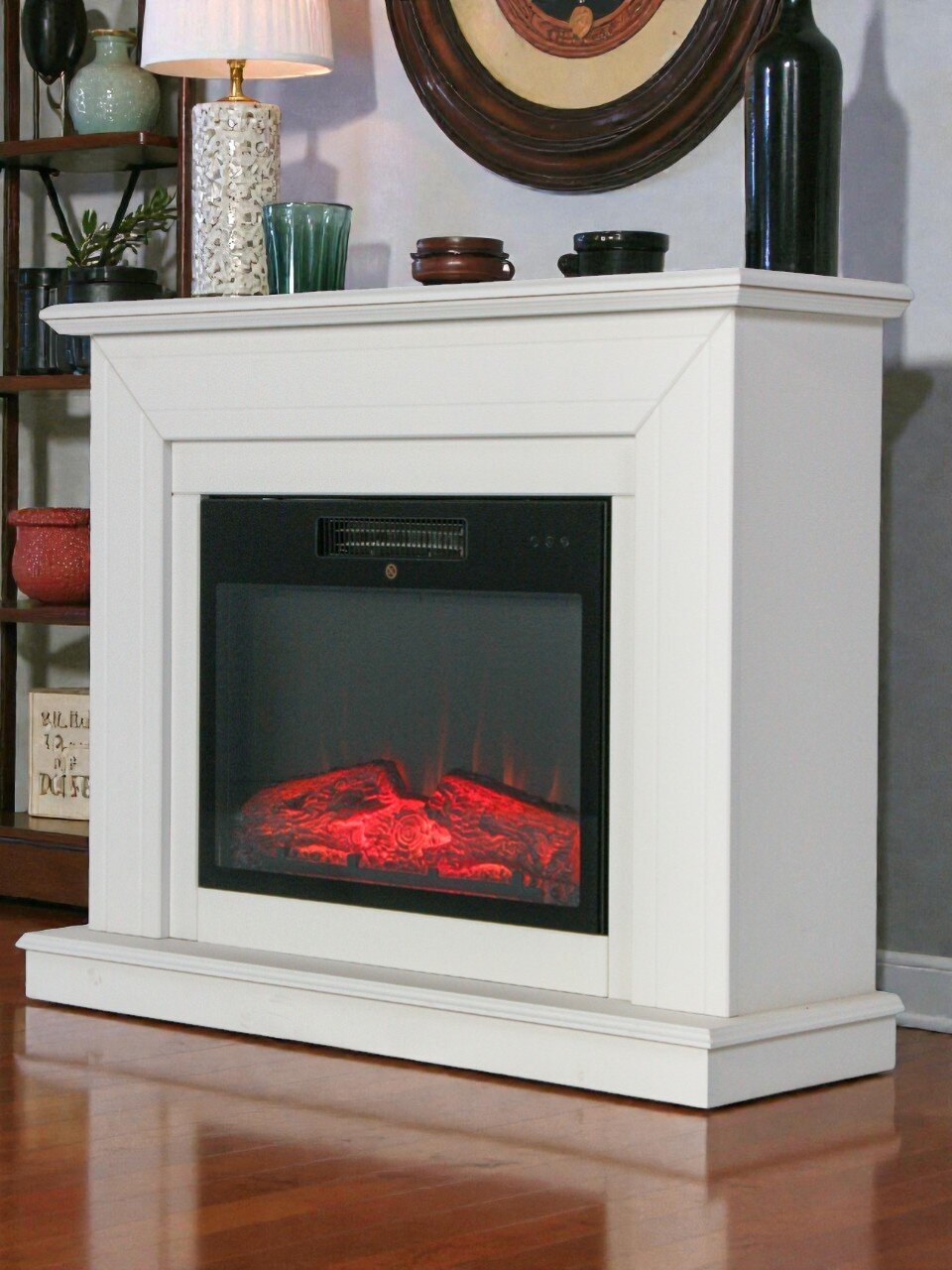 Электрокамин RealFlame, Linkoln, пастельно белый, Kendal 24, эксклюзив