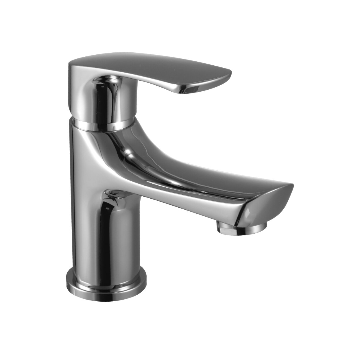 Смеситель для умывальника монолитный, керамич. картр. 25 мм, PLUS SHAPE, LEMARK, LM1706C