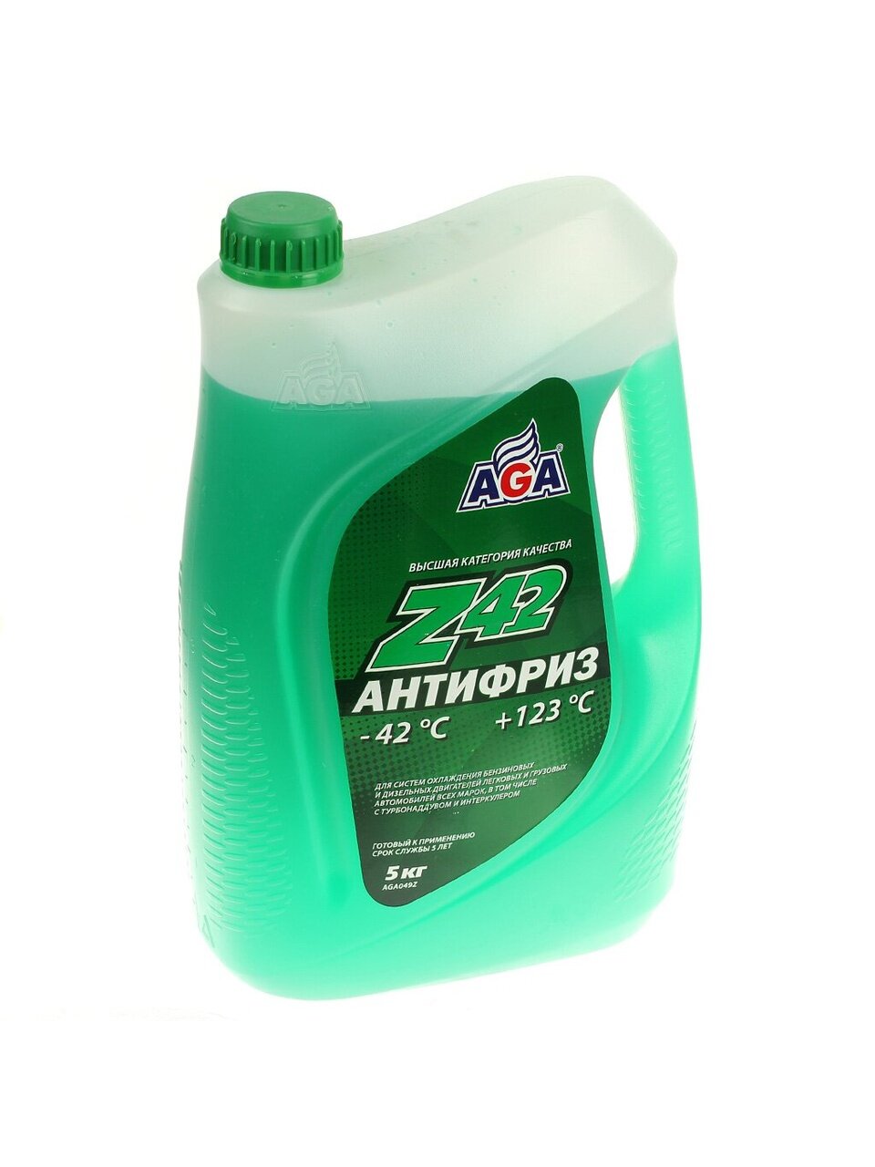Антифриз Aga, 5 кг, зеленый, 049Z