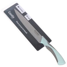 Нож кухонный Daniks, Gusto, разделочный, сталь, 20 см, рукоятка пластик, YW-A377B-SL
