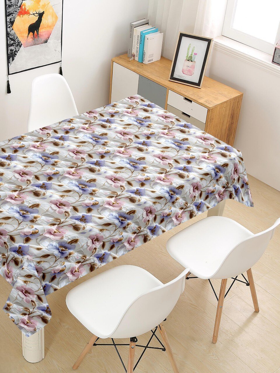 Клеенка столовая Парадиз, 1.4х20 м, ПВХ на тканевой основе, GQ-592