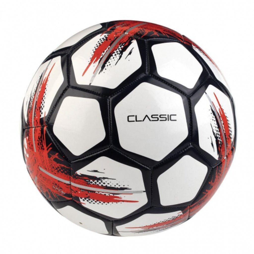 Мяч футбольный SELECT CLASSIC, 815320-001 бел/чер/красн р-р 5, м/ш, 32п, окруж 68-70, 00-00007575
