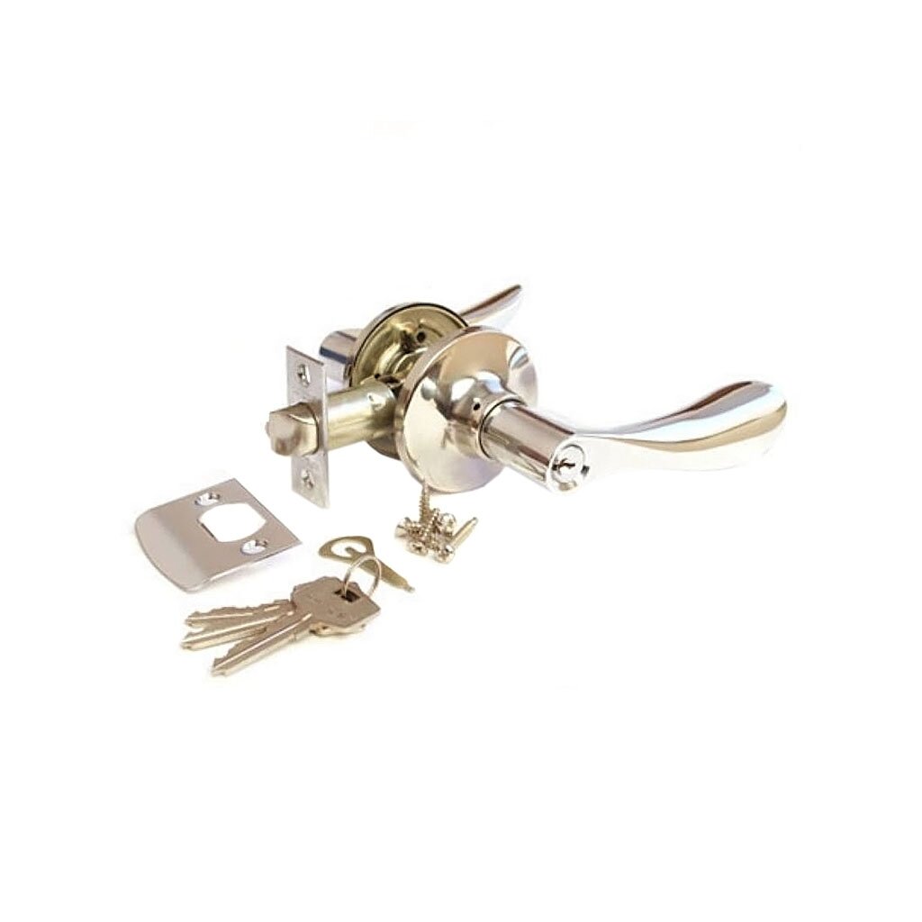 Защелка Apecs, 0891-01-CR, ключ/фиксатор, хром, ЦАМ ключ из желтого металла