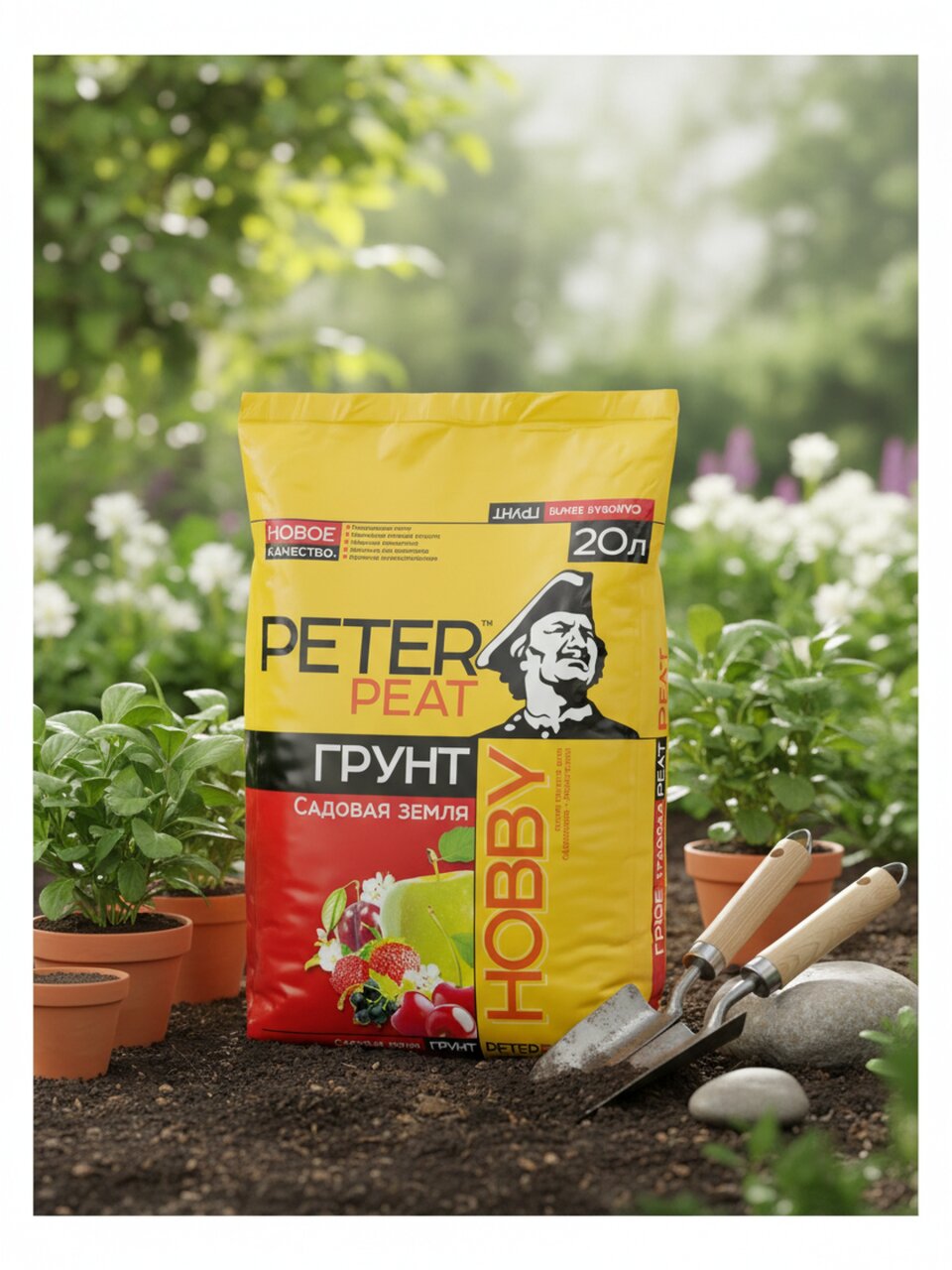 Грунт Hobby, садовая земля, 20 л, Peter Peat