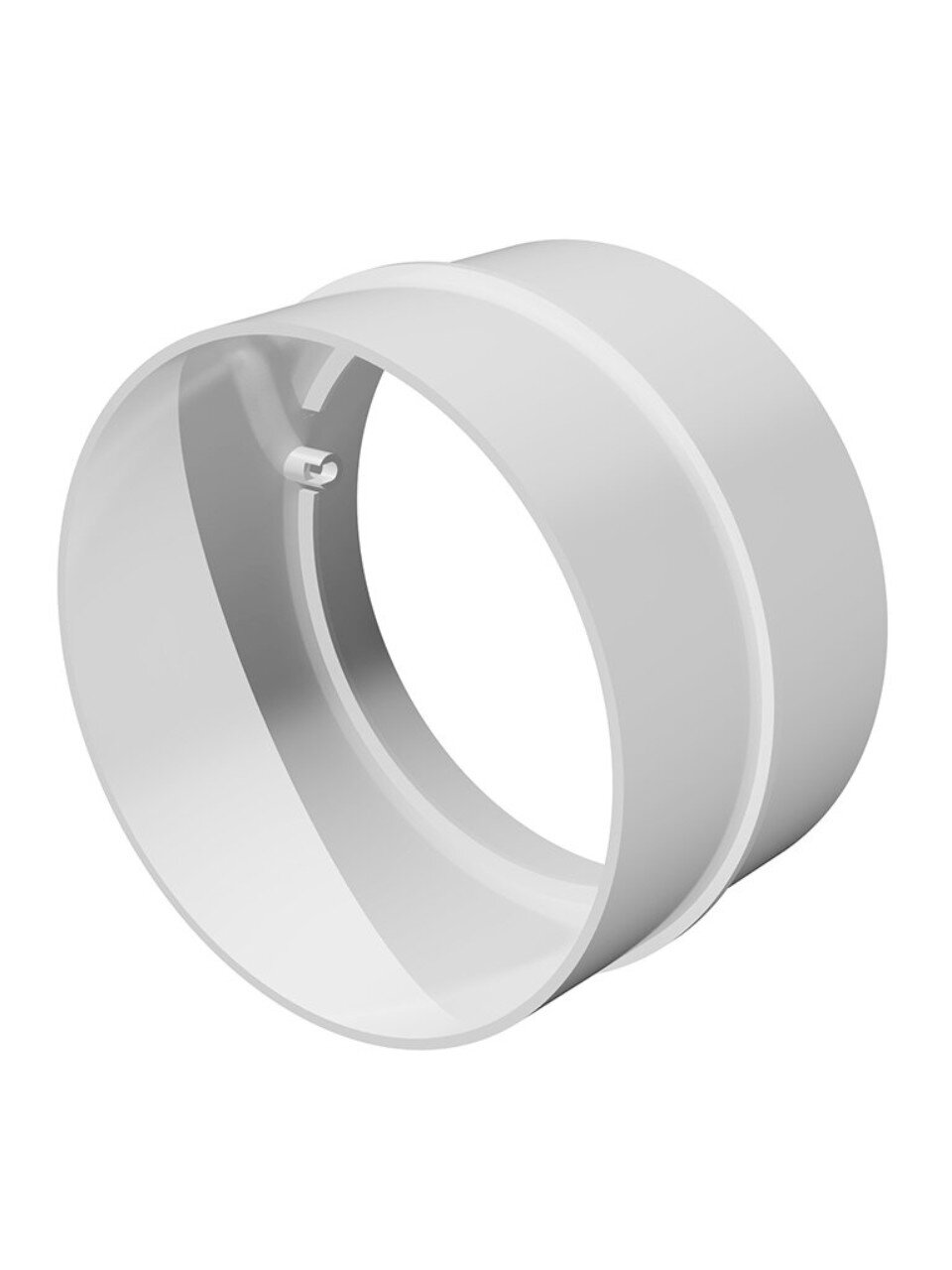 Соединитель вентиляционный пластик, установочный диаметр 100 мм, ERA, 10СКП