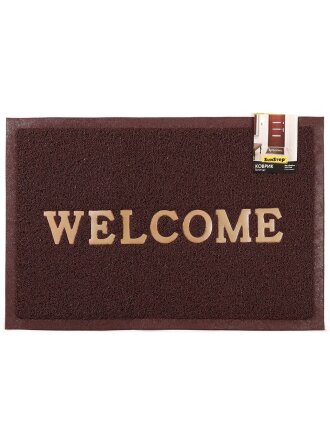 Коврик грязезащитный, 40х60 см, прямоугольный, Spongy Welcome, Sunstep, 38-432