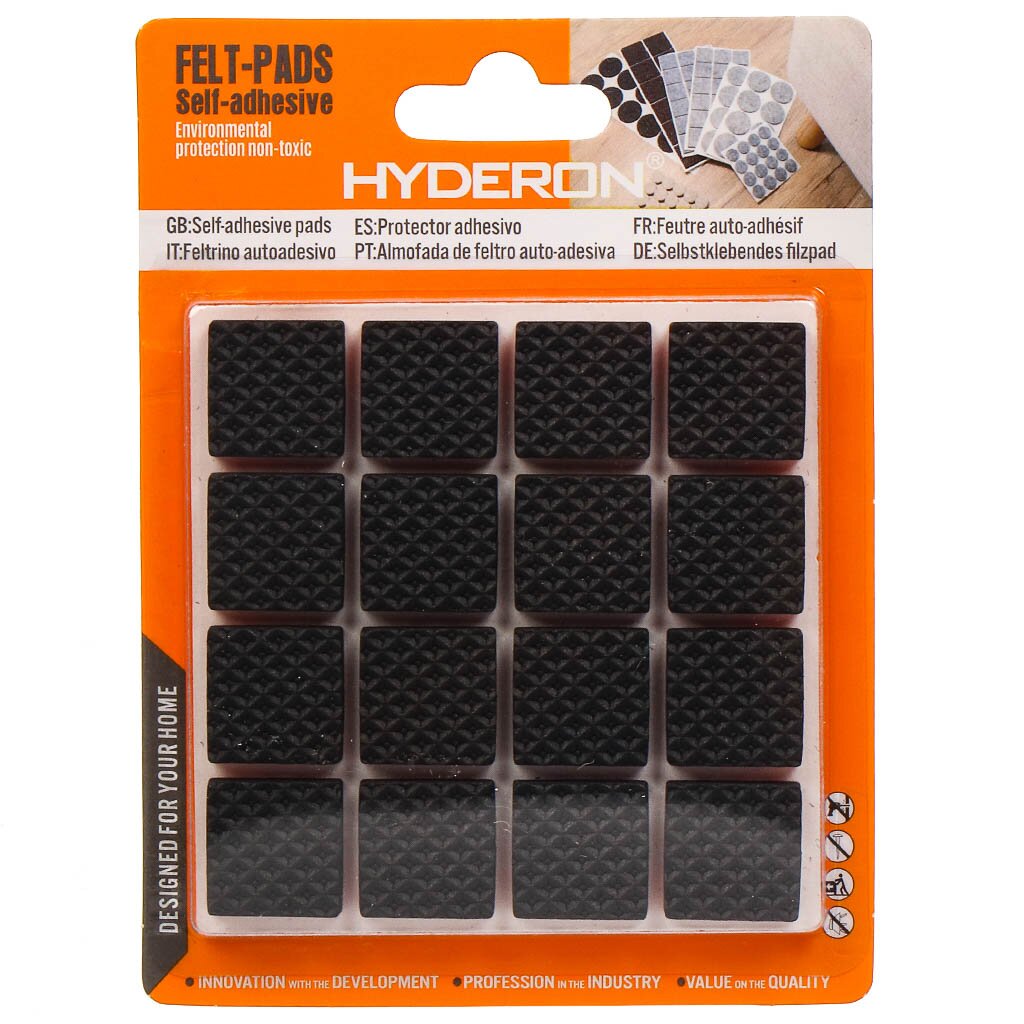 Подкладка под мебель 16 предметов, в ассортименте, 18 мм, T2022-7106