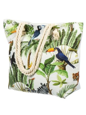 Сумка пляжная 50х40 см, лен, Y822-013