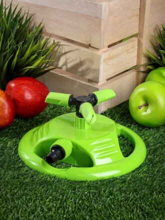 Разбрызгиватель трехлепестковый, круговой, стационарный, вращающийся, быстросъемный, Grandy, JS-2023