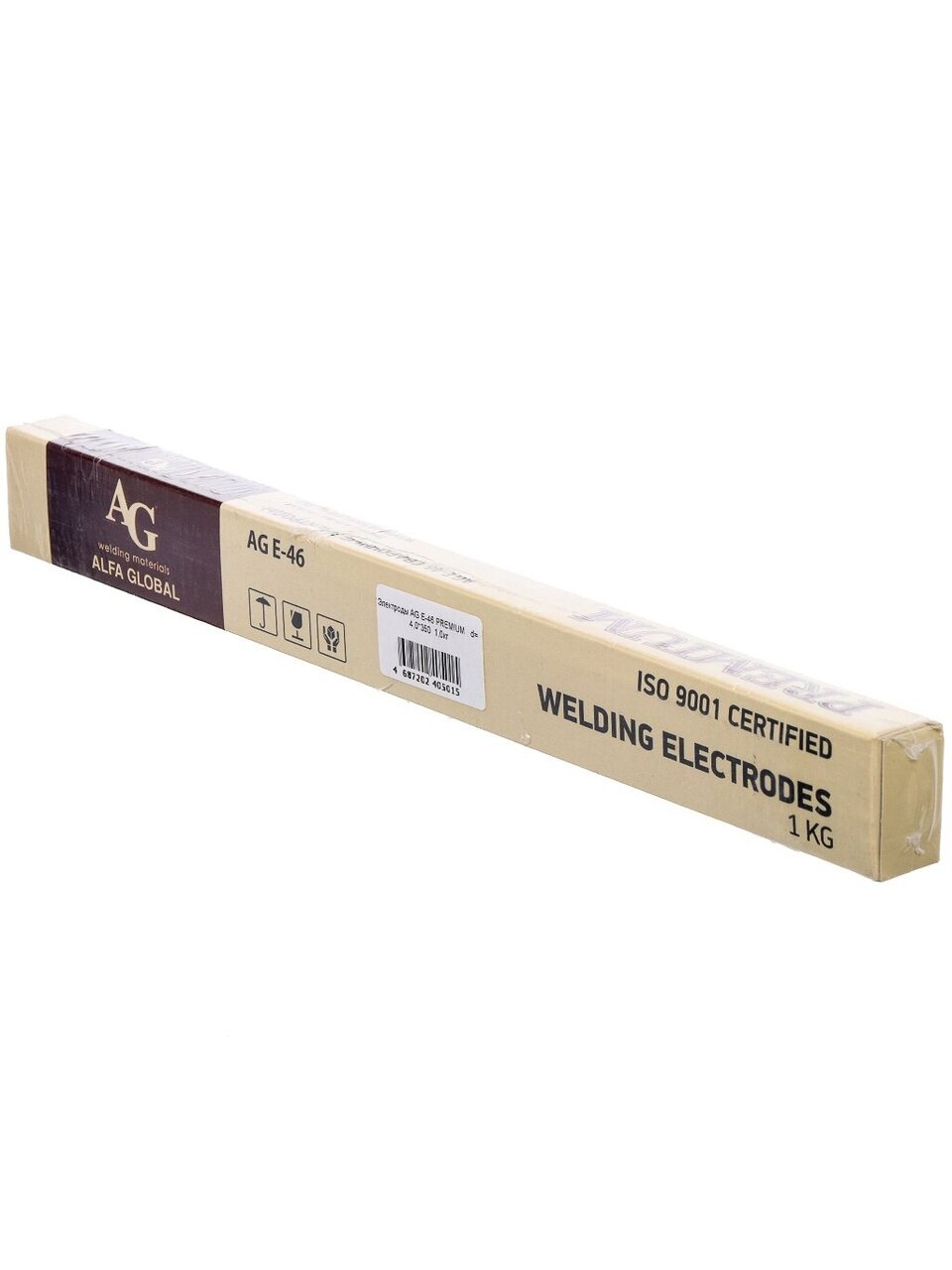 Электроды AG, E-46 Premium, 4х350 мм, 1 кг